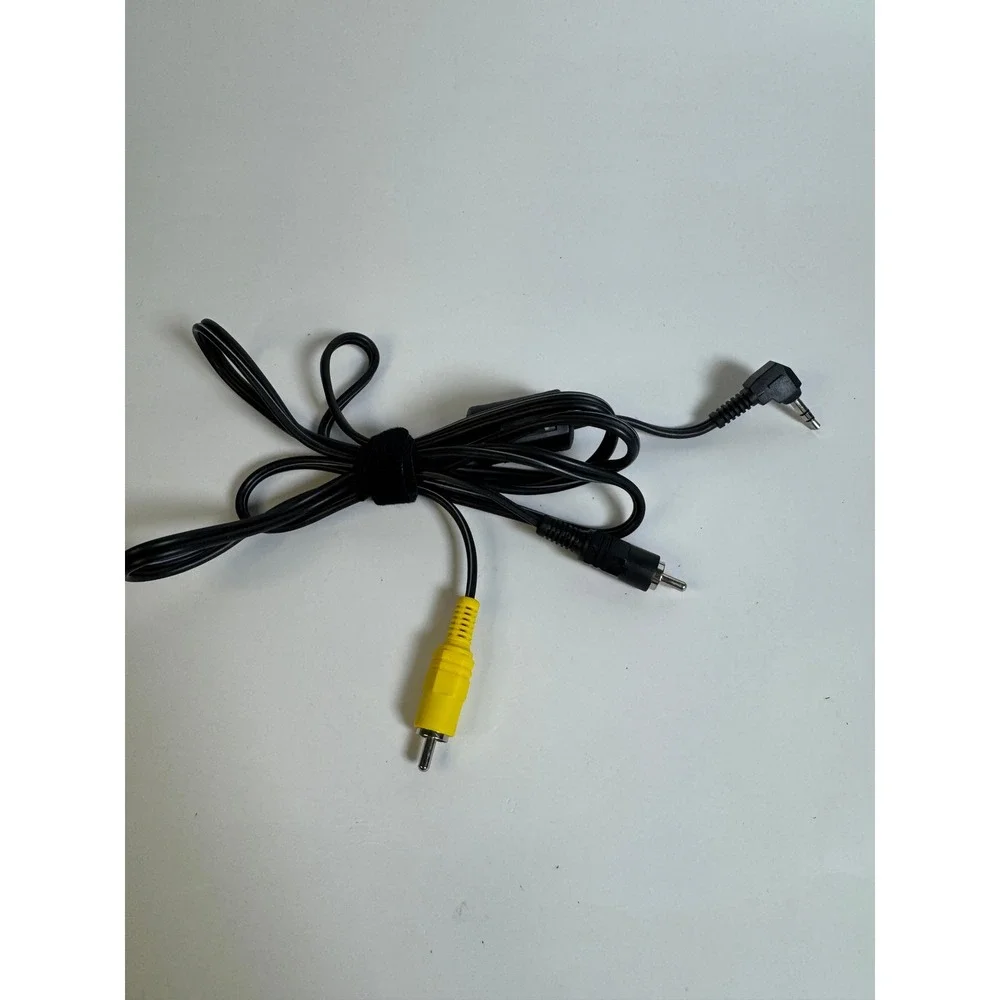 Sony Mavica MVC-CD250 AV Cable 3.5mm to RCA Video Audio Lead Black
